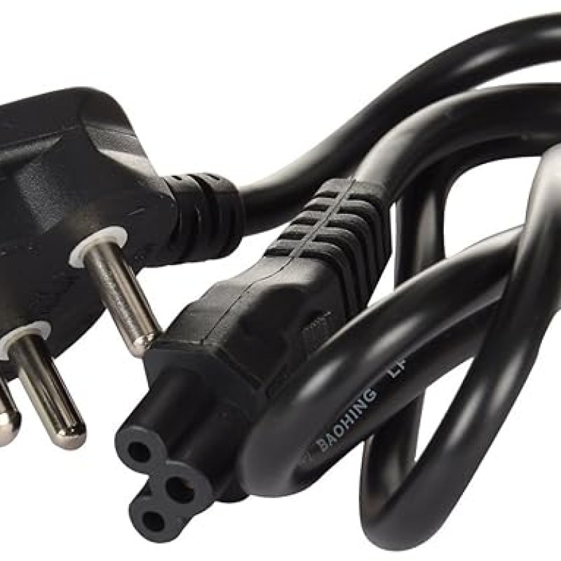 Dell JDCXX,K257C 1 Port 240V 3 Pin Power Chord for Laptops - Black Dell JDCXX,K257C 1 Port 240V 3 Pin Power Chord for Laptops - Black