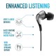 Meizu Flow 3-Driver Hybrid Earphones (Silver),in-Ear,Wired