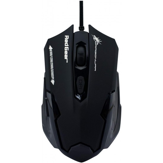 DRAGON WAR by Redgear ELE-G11 Emera Wired Laser Gaming Mouse  (USB 2.0, Black)