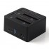 ORICO 6629US3-C USB3.0 to SATA3.0 Dual Bay External Hard Drive Docking Station -Black