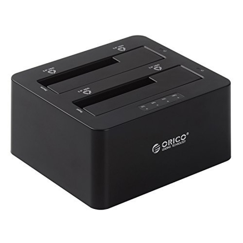 ORICO 6629US3-C USB3.0 to SATA3.0 Dual Bay External Hard Drive Docking Station -Black ORICO 6629US3-C USB3.0 to SATA3.0 Dual Bay External Hard Drive Docking Station -Black