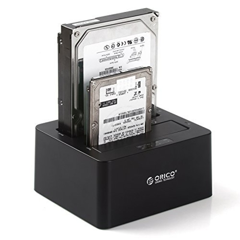 ORICO 6629US3-C USB3.0 to SATA3.0 Dual Bay External Hard Drive Docking Station -Black ORICO 6629US3-C USB3.0 to SATA3.0 Dual Bay External Hard Drive Docking Station -Black