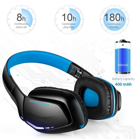 Kotion Each B3506 Over the Ear Foldable Wireess Bluetooth Headphones 