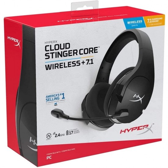 HyperX Cloud Stinger Core Wireless On Ear Headphones with Mic (Black)