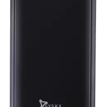 Syska 20000 mAh 10 W Power Bank  (Black, Lithium Polymer, Fast Charging for Mobile)
