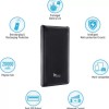 Syska 20000 mAh 10 W Power Bank  (Black, Lithium Polymer, Fast Charging for Mobile)