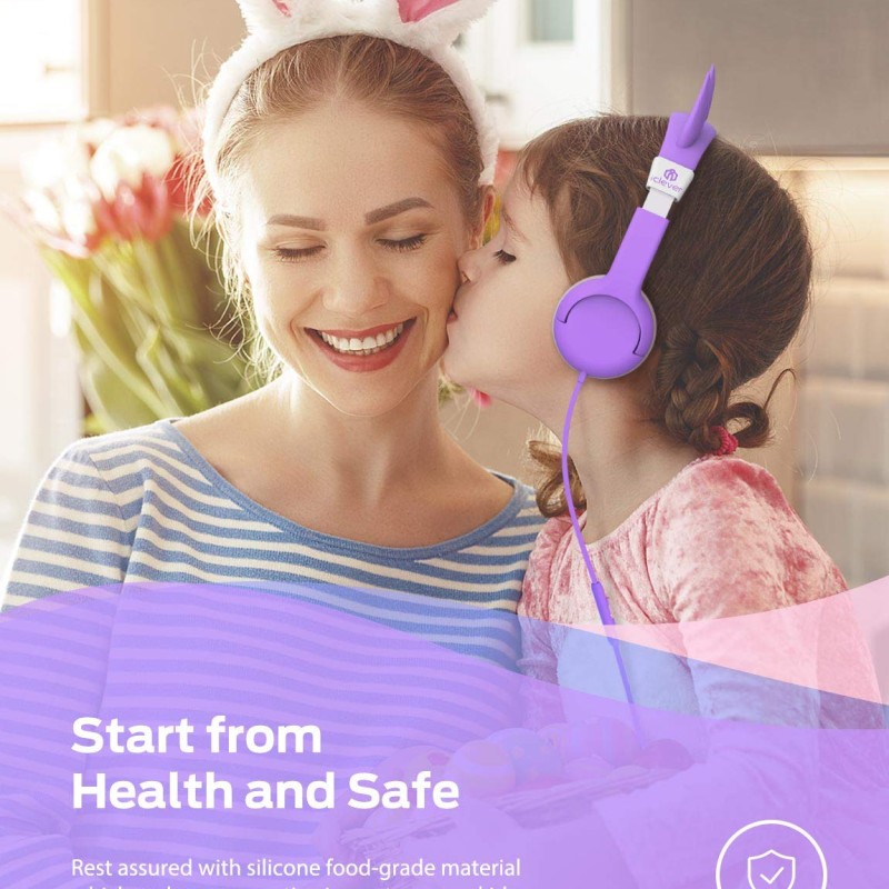 iClever Kids Headphones with Mic for Girls Gifts