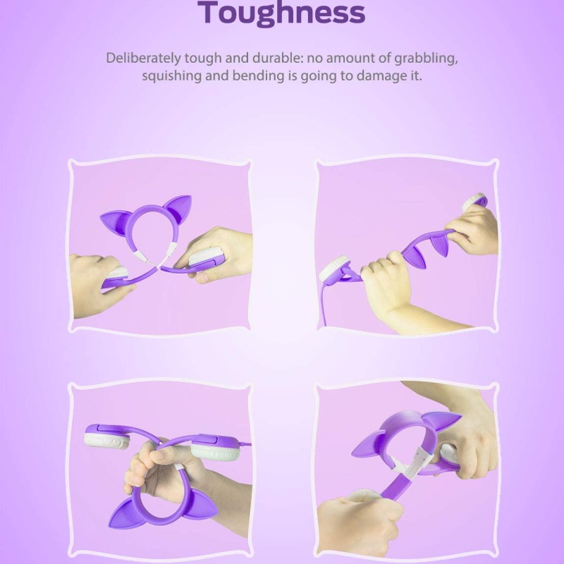 iClever Kids Headphones with Mic for Girls Gifts