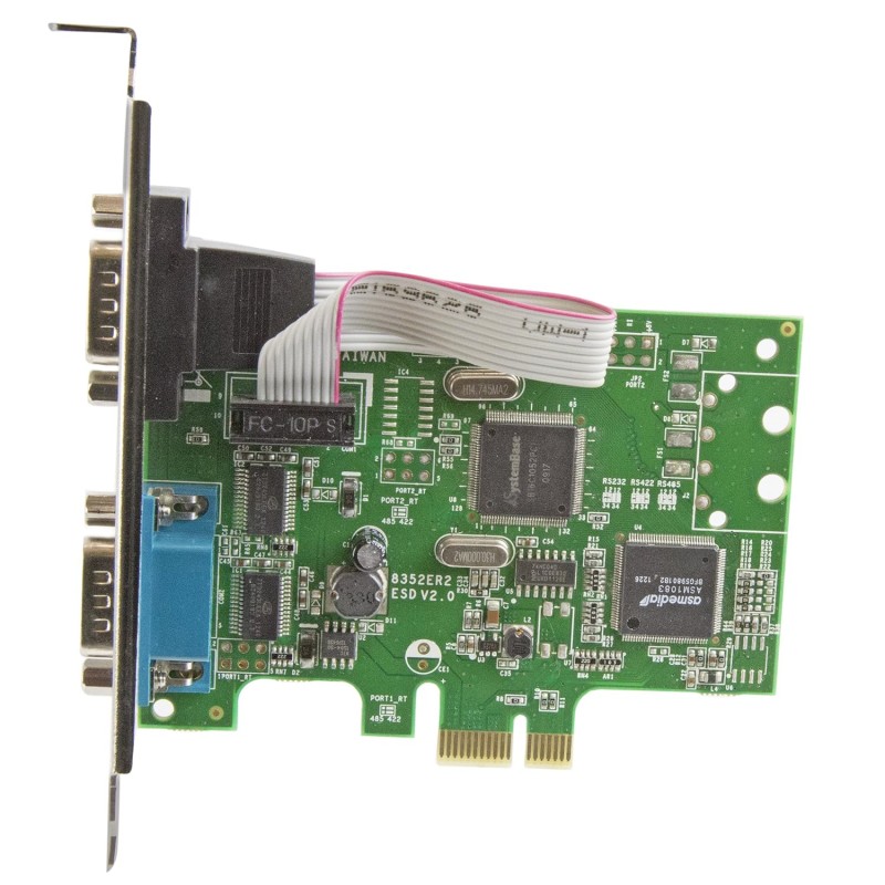 StarTech.com PCI Express Serial Card � 2 Port � Dual Channel 16C1050 UART � Serial Port PCI Card � Serial Expansion Card StarTech.com PCI Express Serial Card � 2 Port � Dual Channel 16C1050 UART � Serial Port PCI Card � Serial Expansion Card