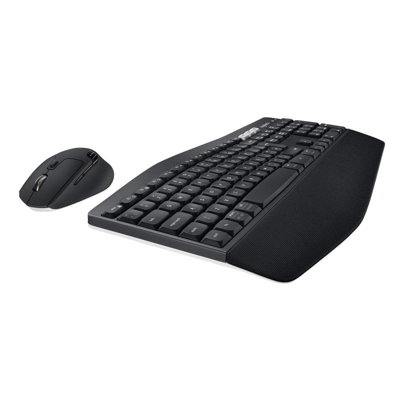 Logitech MK850 Multi-Device Wireless Keyboard and Mouse Set, 2.4GHz Wireless & Bluetooth, Curved Keyframe , 12 Programmable Keys, 3-Year Battery Life, PC/Mac Logitech MK850 Multi-Device Wireless Keyboard and Mouse Set, 2.4GHz Wireless & Bluetooth, Curved Keyframe , 12 Programmable Keys, 3-Year Battery Life, PC/Mac