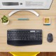 Logitech MK850 Multi-Device Wireless Keyboard and Mouse Set, 2.4GHz Wireless & Bluetooth, Curved Keyframe , 12 Programmable Keys, 3-Year Battery Life, PC/Mac