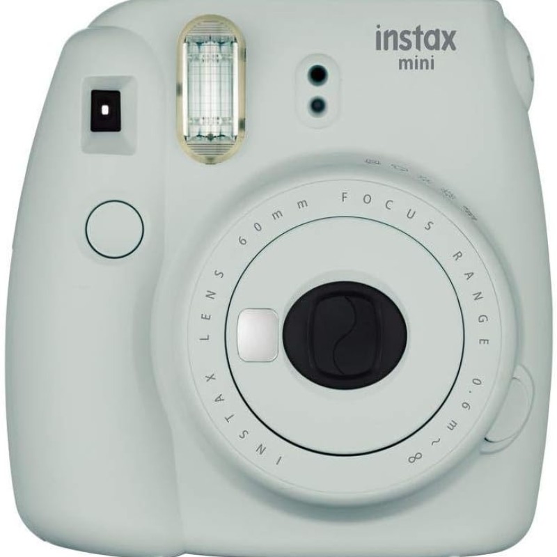 Fujifilm Instax Mini 9 Instant Camera, Smokey White
