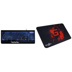 Redgear Blaze Semi-Mechanical Wired Gaming Keyboard with 3 Colour Backlit - (Black/Red)