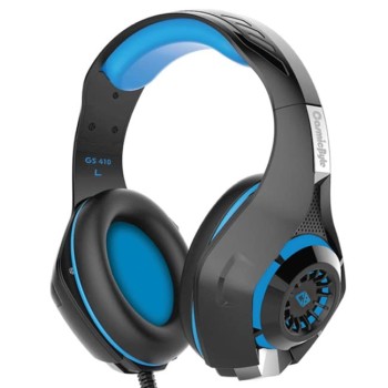 Cosmic Byte GS410 Wired Over-ear Headphones with Mic (Black/Blue, Pack Of 1) Cosmic Byte GS410 Wired Over-ear Headphones with Mic (Black/Blue, Pack Of 1)