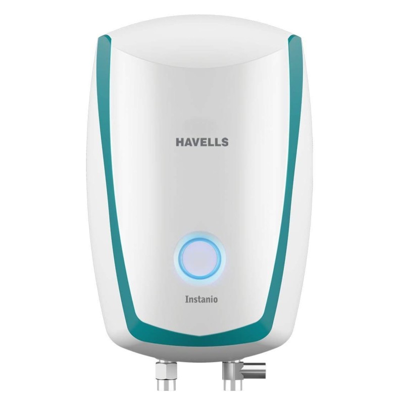 Havells Instanio 1-Litre 3KW Instant Water Heater (Geyser), White Blue, Wall Mounting