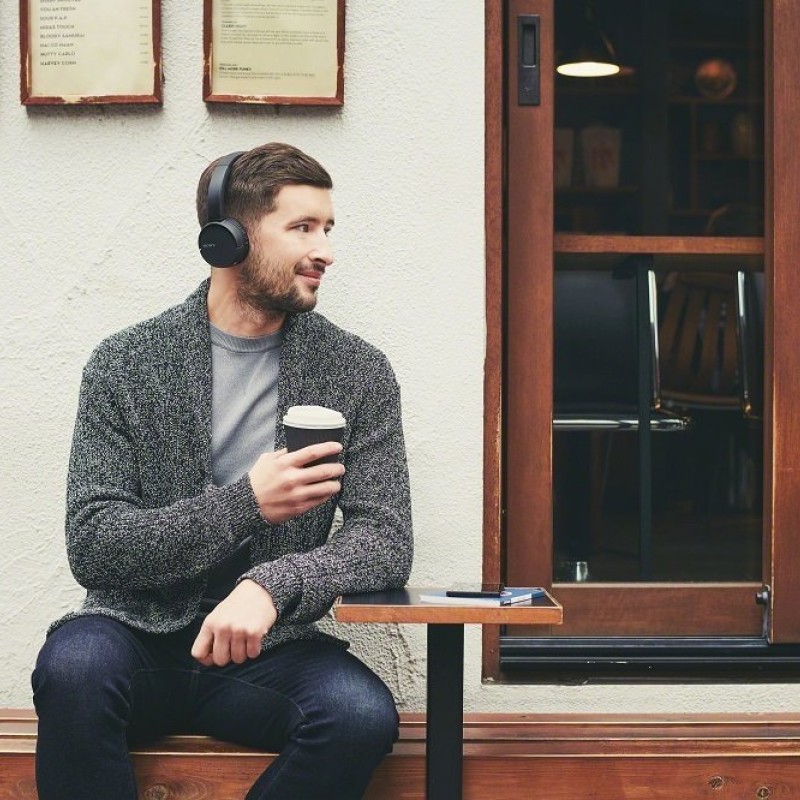 SONY WH-CH500/B Stamina Bluetooth Wireless Headphones On Ear With MicBlack SONY WH-CH500/B Stamina Bluetooth Wireless Headphones On Ear With MicBlack