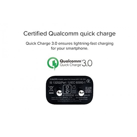 Mi QC 3.0 (9V) Charger|18W Wall Charger Power Banks