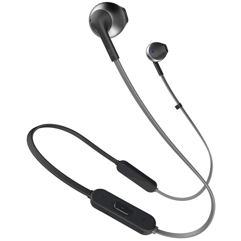 JBL T205BT by Harman Wireless Bluetooth in Ear Neckband Headphones with Mic (Black) JBL T205BT by Harman Wireless Bluetooth in Ear Neckband Headphones with Mic (Black)