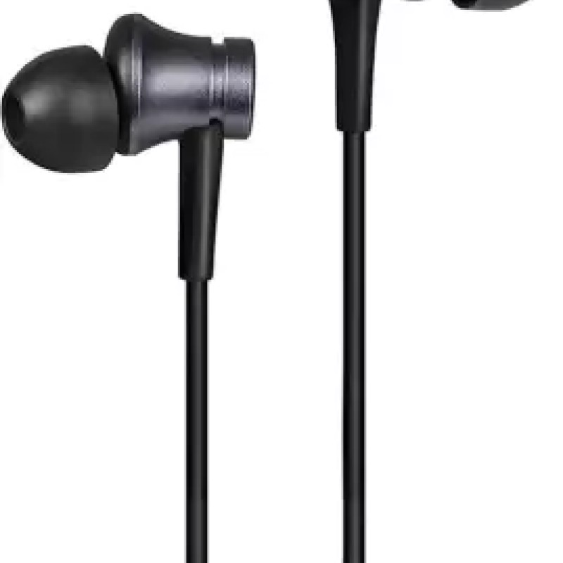 Mi Basic Wired Headset with Mic  (Black, In the Ear)