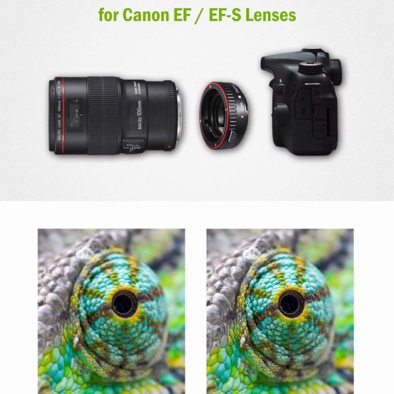 Zorbes WEIHE Auto Focus Macro Plastic Extension Tube for Canon EF S Lens