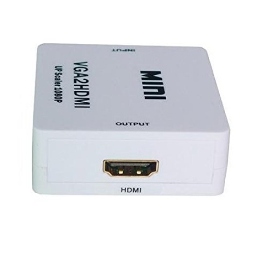 JGD Products Mini HDmi2Av Up Scaler 1080P HD Video Converter Media Streaming Device