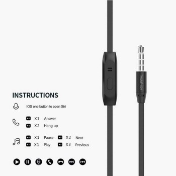 Ant Audio Thump 504 Wired Portable Hi-Fi Earphone with Mic (Black) Ant Audio Thump 504 Wired Portable Hi-Fi Earphone with Mic (Black)