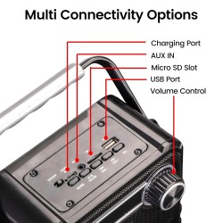 Zebronics BUDDY 5 W Wireless Bluetooth Portable Speaker With Supporting Carry Handle