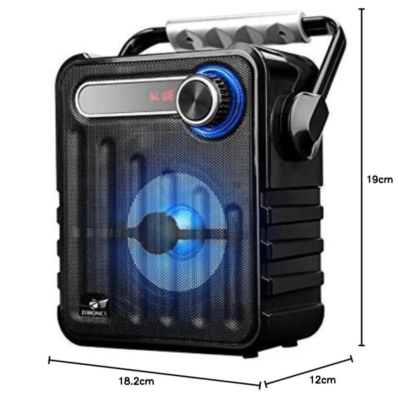 Zebronics BUDDY 5 W Wireless Bluetooth Portable Speaker With Supporting Carry Handle