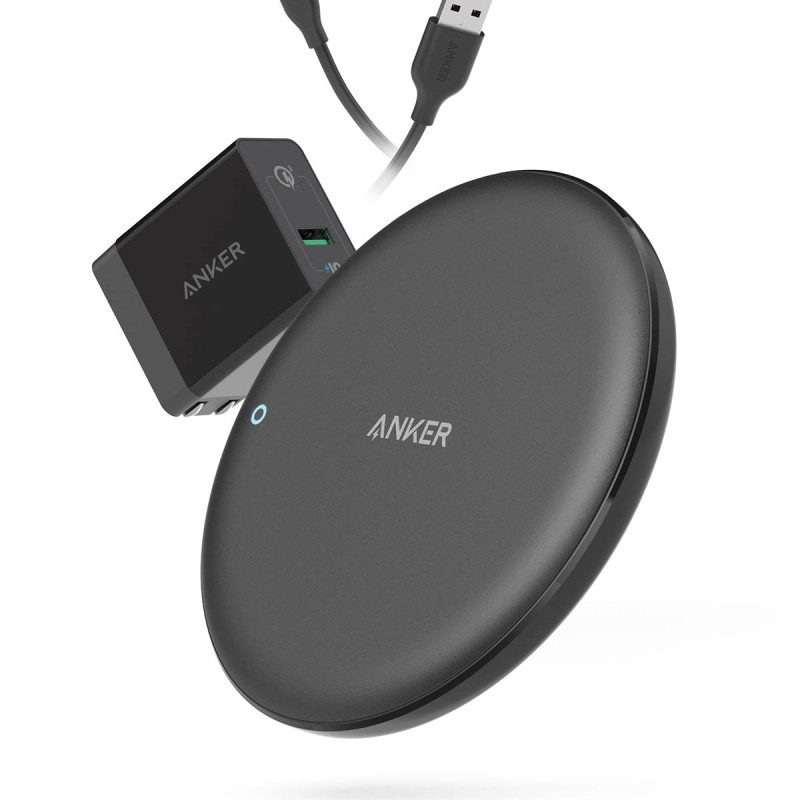 Anker Wireless Charger, PowerWave 7.5 Pad with Internal Cooling Fan Anker Wireless Charger, PowerWave 7.5 Pad with Internal Cooling Fan