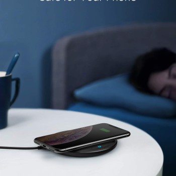 Anker Wireless Charger, PowerWave 7.5 Pad with Internal Cooling Fan Anker Wireless Charger, PowerWave 7.5 Pad with Internal Cooling Fan