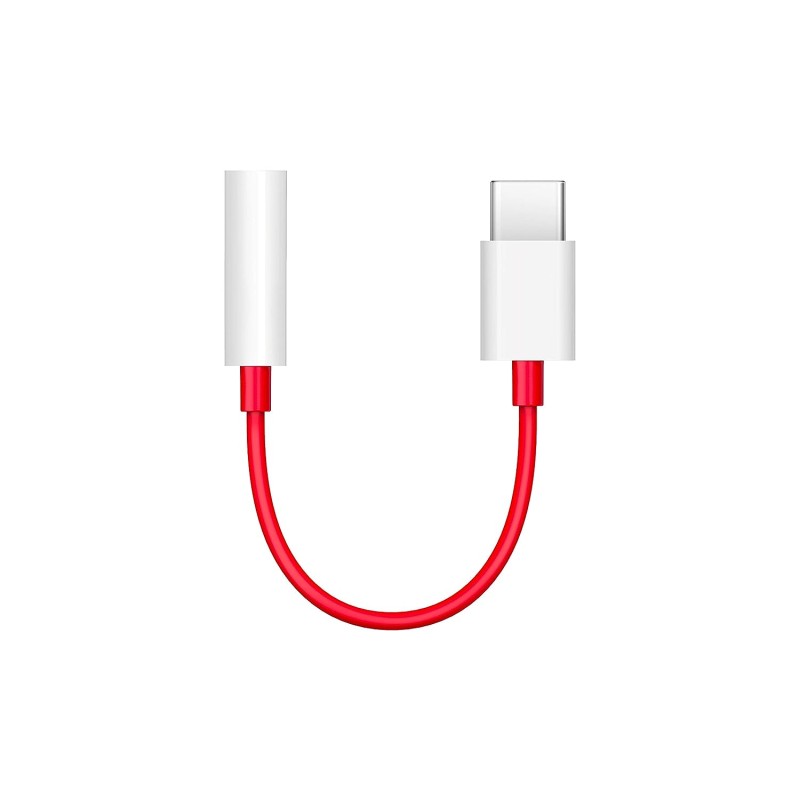 OnePlus Type-C to 3.5mm Auxiliary Adapter (Red) OnePlus Type-C to 3.5mm Auxiliary Adapter (Red)