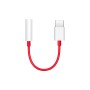 (Refurbished) OnePlus Type-C to 3.5mm Auxiliary Adapter (Red)