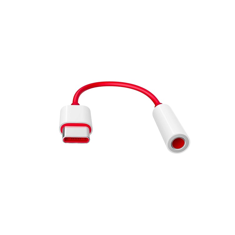 OnePlus Type-C to 3.5mm Auxiliary Adapter (Red) OnePlus Type-C to 3.5mm Auxiliary Adapter (Red)