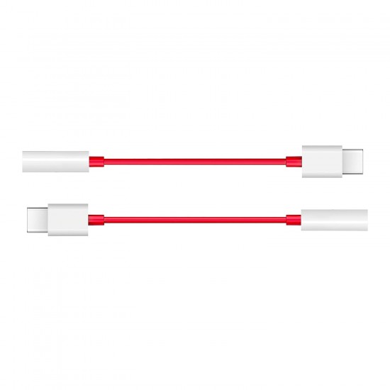 OnePlus Type-C to 3.5mm Auxiliary Adapter (Red)