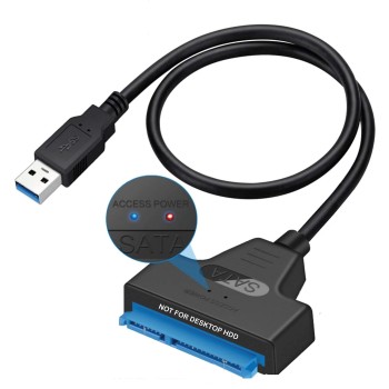 pibox India - USB 3.0 to 2.5" SATA III Hard Drive Adapter 0.5 M Long Cable