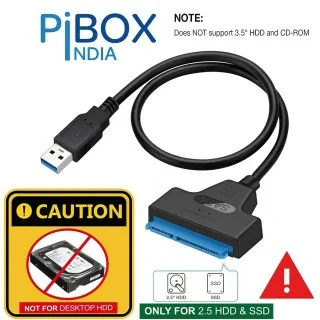 pibox India USB to SATA III Hard Drive Adapter M
