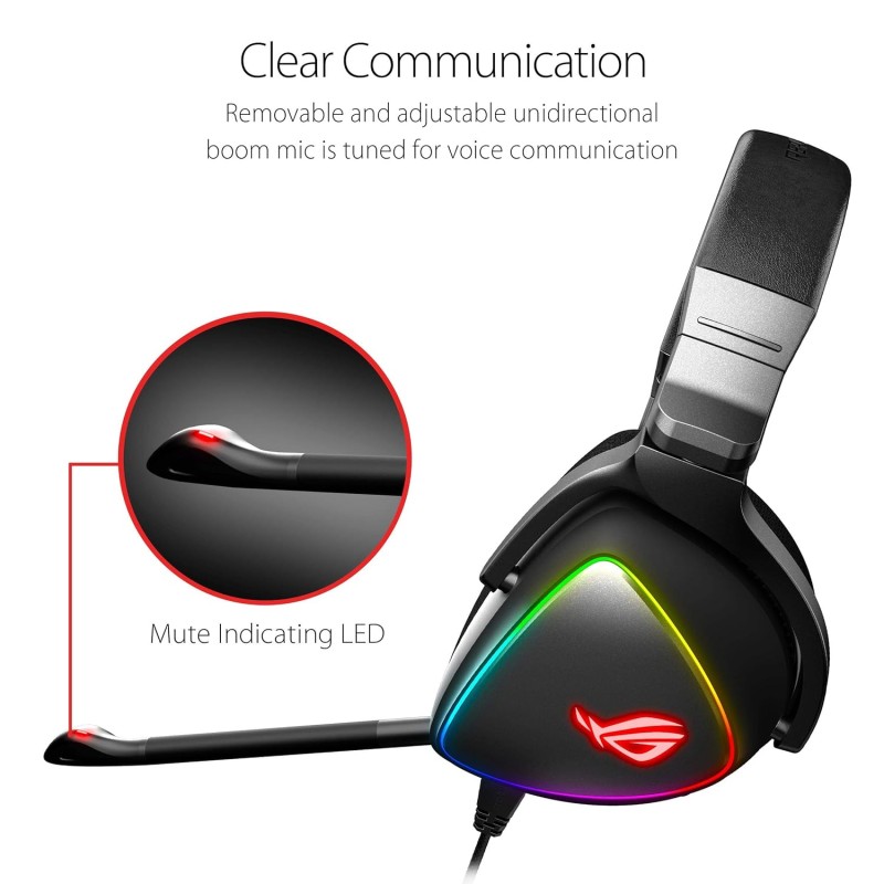Asus Rog Delta Wired On Ear Headphones with Mic Asus Rog Delta Wired On Ear Headphones with Mic