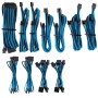 CORSAIR Premium Individually Sleeved PSU Cables Pro Kit � Blue/Black, for Corsair PSUs