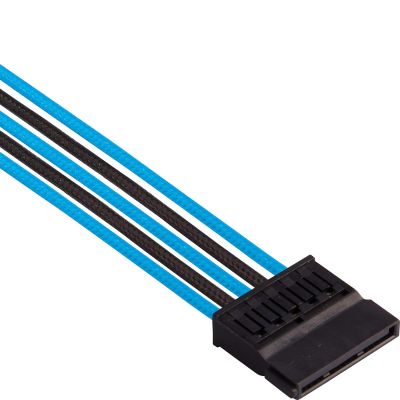 CORSAIR Premium Individually Sleeved PSU Cables Pro Kit � Blue/Black, for Corsair PSUs CORSAIR Premium Individually Sleeved PSU Cables Pro Kit � Blue/Black, for Corsair PSUs