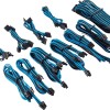CORSAIR Premium Individually Sleeved PSU Cables Pro Kit � Blue/Black, for Corsair PSUs CORSAIR Premium Individually Sleeved PSU Cables Pro Kit � Blue/Black, for Corsair PSUs