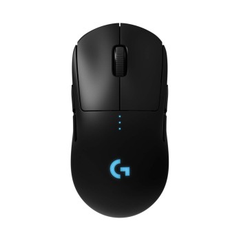 Logitech G PRO Wireless Gaming Mouse, Hero 25K Sensor, 25,600 DPI, RGB, Ultra Lightweight - Black
