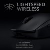 Logitech G PRO Wireless Gaming Mouse, Hero 25K Sensor, 25,600 DPI, RGB, Ultra Lightweight - Black