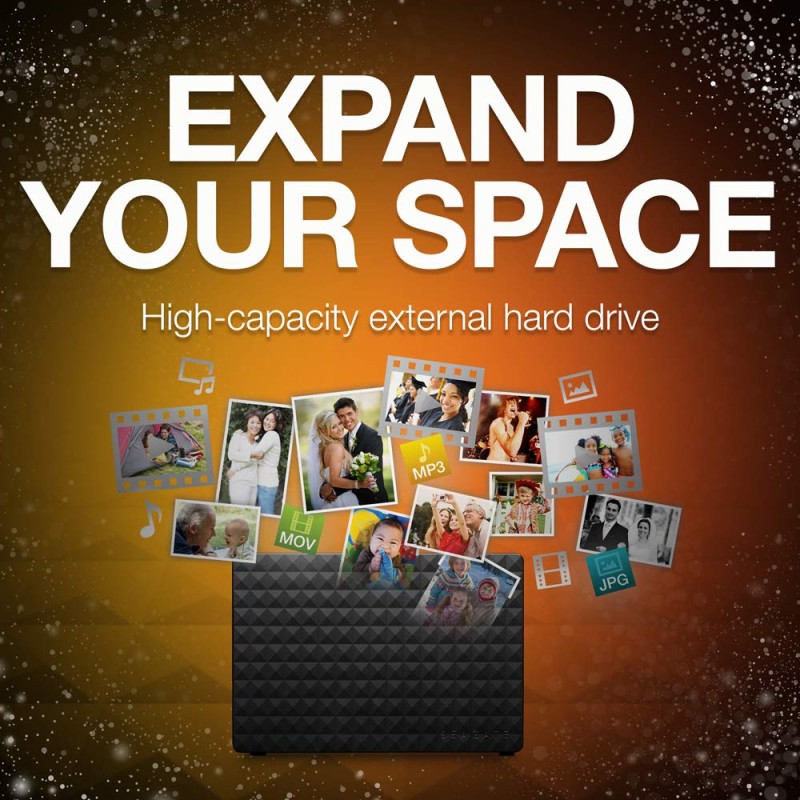 Seagate Expansion Desktop 8TB External Hard Drive HDD - USB 3.0 for PC Laptop and 3-Year Rescue Services (STEB8000402) Seagate Expansion Desktop 8TB External Hard Drive HDD - USB 3.0 for PC Laptop and 3-Year Rescue Services (STEB8000402)