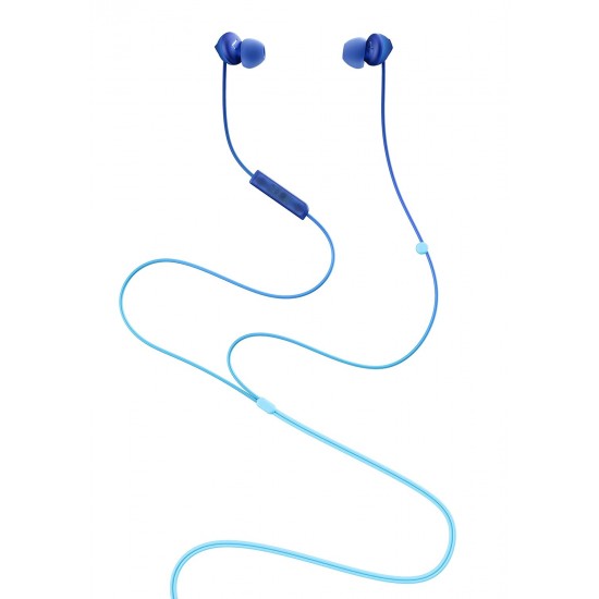 TCL SOCL300 Wired in Ear Headphone with Mic (Ocean Blue)