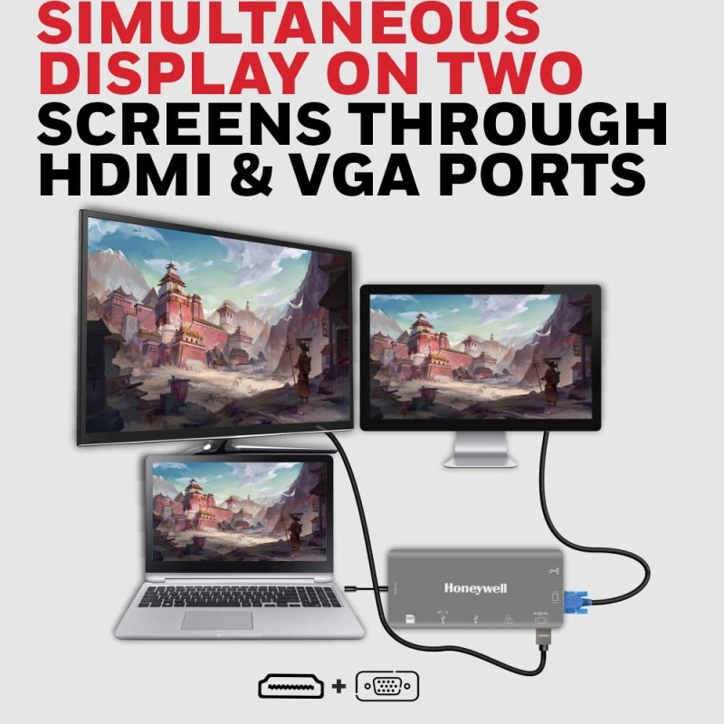 Honeywell 8-in-1 Type C Ultra Dock with 4K HDMI Honeywell 8-in-1 Type C Ultra Dock with 4K HDMI