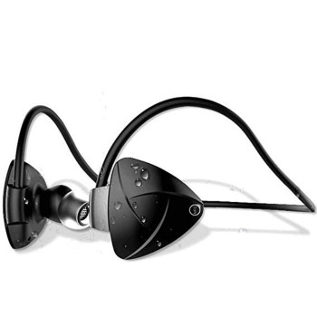 HEATUS SH03D Bluetooth Wireless Over Ear Headphone with Mic (Black)