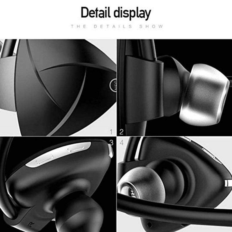 HEATUS SH03D Bluetooth Wireless Over Ear Headphone with Mic (Black) HEATUS SH03D Bluetooth Wireless Over Ear Headphone with Mic (Black)