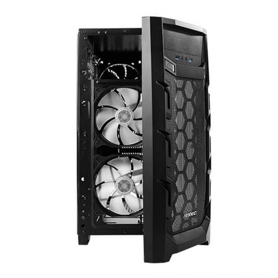 Antec GX202 Mid-Tower ATX Computer Cabinet/Gaming Case | 3 HDD and 4 SSD mounts