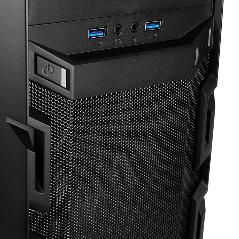 Antec GX202 Mid-Tower ATX Computer Cabinet/Gaming Case | 3 HDD and 4 SSD mounts