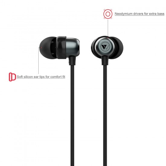 Wings Ultimo Bluetooth Wireless Earphones with Extra Bass